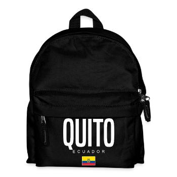 Quito Ecuador Ecuadorianer - Kinder Rucksack - Schwarz - Vorne