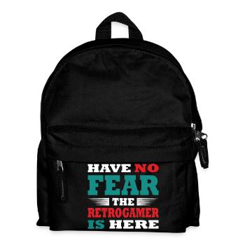 Have no Fear the Retrogamer is here Outfit - Kids' Backpack - black - Front