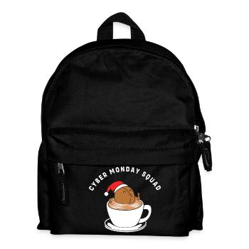 Cyber Monday Kaufrausch - Kinder Rucksack - Schwarz - Vorne