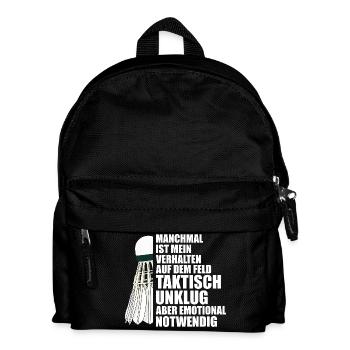 Behavior Badminton Badminton Players - Kids' Backpack - black - Front