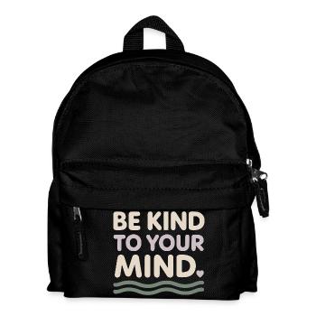 Mental health awareness, - Kids' Backpack - black - Front
