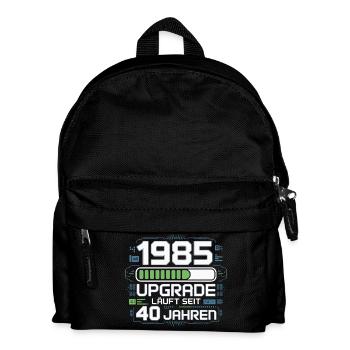 1985 Upgrade Läuft Seit 40 Jahren - Kinder Rucksack - Schwarz - Vorne