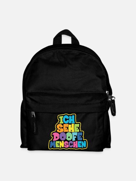 Je vois des gens stupides - Sac à dos Enfant - noir