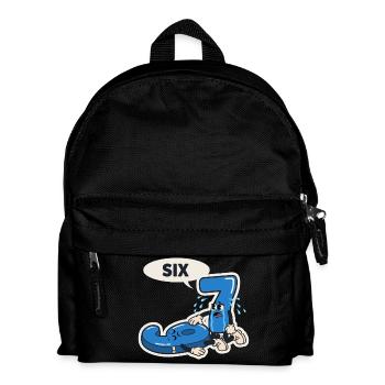 67 Six Seven Meme Weihnachten Italian meme - Kinder Rucksack - Schwarz - Vorne