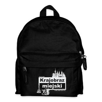 Stadtbild - polnisch - ready when you are - Kinder Rucksack - Schwarz - Vorne