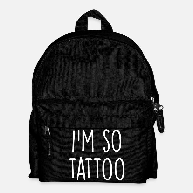Tattoo tattooed - Kids' Backpack - black