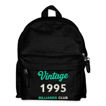 Vintage 1995 – Club de billard rétro Année de naissance - Sac à dos Enfant - noir - Devant