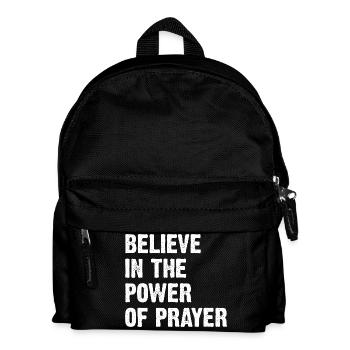 Foi dans le pouvoir de la prière - Sac à dos Enfant - noir - Devant