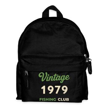 Millésime 1979 – Année de naissance rétro du club de pêche - Sac à dos Enfant - noir - Devant