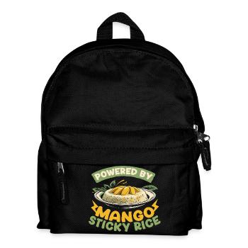 Powered By Mango Sticky Rice - Kids' Backpack - black - Front