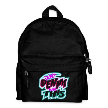 Verwandle mich nicht in Jeans - Kinder Rucksack - Schwarz - Vorne
