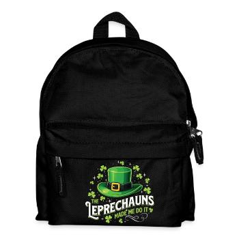 Die Kobolde haben mich dazu gebracht – St. Patrick's Day - Kinder Rucksack - Schwarz - Vorne