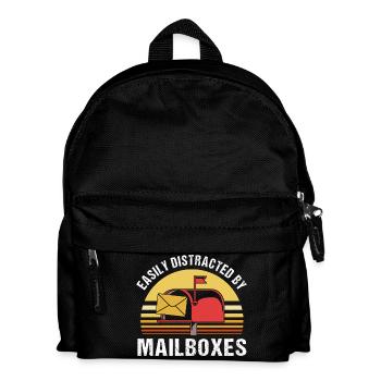 Poststempel Post - Kinder Rucksack - Schwarz - Vorne
