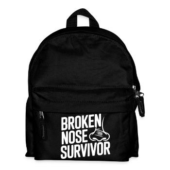Broken Nose Survivor - Kids' Backpack - black - Front