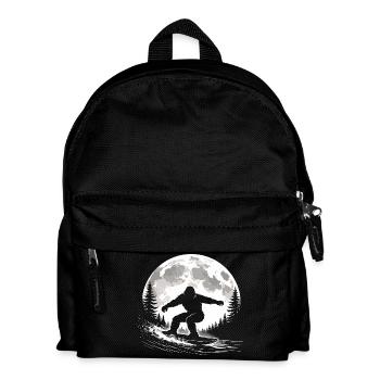 Bigfoot Surfing - Kids' Backpack - black - Front