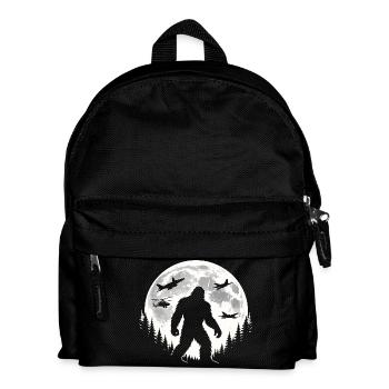 Bigfoot Flugzeuge - Kinder Rucksack - Schwarz - Vorne