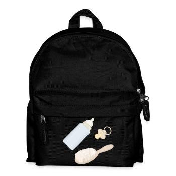 Baby Pflege Essentials - Kinder Rucksack - Schwarz - Vorne