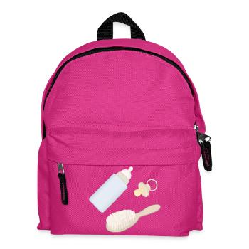 Baby Pflege Essentials - Kinder Rucksack - Fuchsia - Vorne
