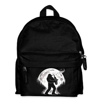 Bigfoot Saxophonist - Kinder Rucksack - Schwarz - Vorne