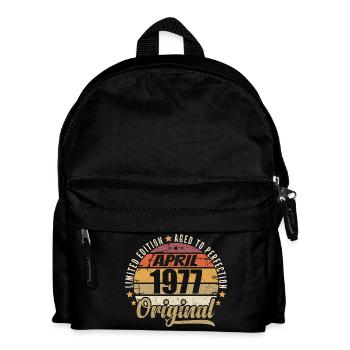 Cadeau D'anniversaire Avril 1977 - Sac à dos Enfant - noir - Devant