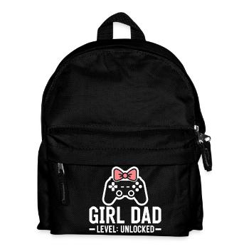 Futur papa et père biologique, fille biologique - Sac à dos Enfant - noir - Devant