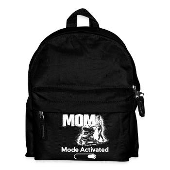 T-shirt activé Mom Mode Nouvelle poussette Baby Mom - Sac à dos Enfant - noir - Devant