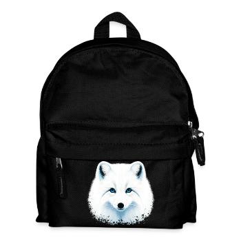 Arctic fox - Kids' Backpack - black - Front