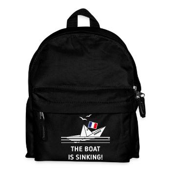 The Boat Is Sinking! (France / NEG) - Kids' Backpack - black - Front