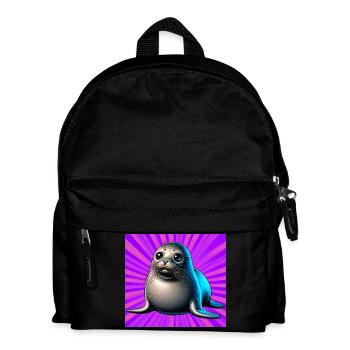 Siegel - Kinder Rucksack - Schwarz - Vorne