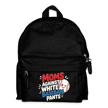 Maman Baseball : Humour Lessive et Sport - Sac à dos Enfant - noir - Devant