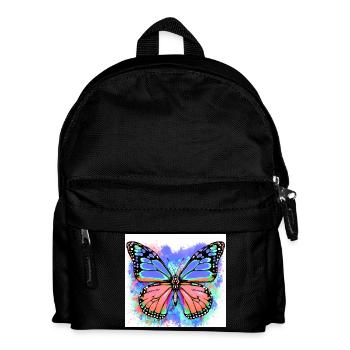 butterfly - Kids' Backpack - black - Front