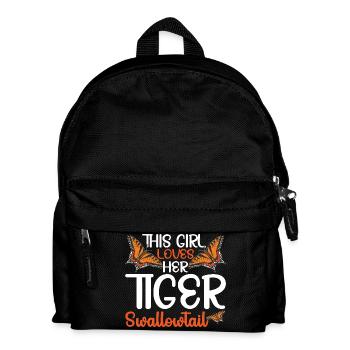 Tigre Queue d’hirondelle Amateur Papillon Insecte Tigre - Sac à dos Enfant - noir - Devant
