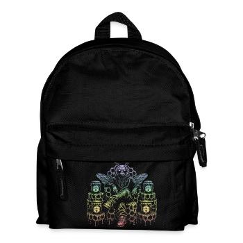 Honigbiene - Kinder Rucksack - Schwarz - Vorne