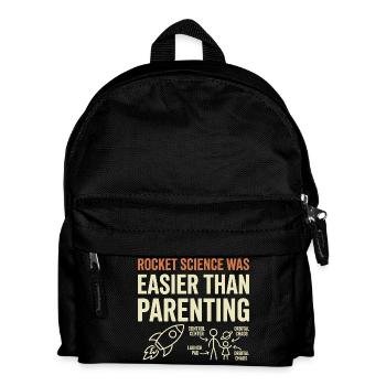 Space Dad Galaxy Dad Best Dad In The Galaxy - Kids' Backpack - black - Front