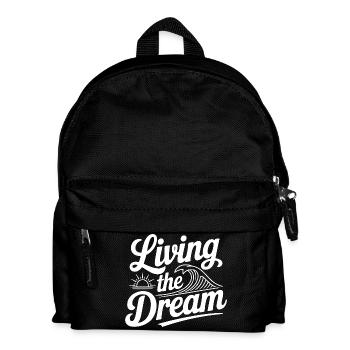Living The Dream - Kids' Backpack - black - Front