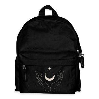 Mystical Boho Hands with Moon - Kids' Backpack - black - Front