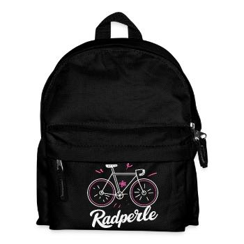 Radperle - Kinder Rucksack - Schwarz - Vorne