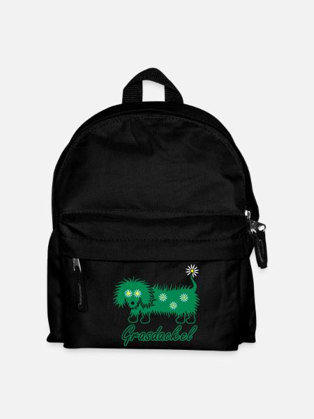 grasdackel 4 - Kinder Rucksack - Schwarz