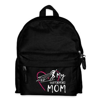 Ma maman super-héroïne - Sac à dos Enfant - noir - Devant