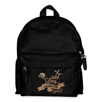 EAT SLEEP CROSSE REPEAT - Sac à dos Enfant - noir - Devant