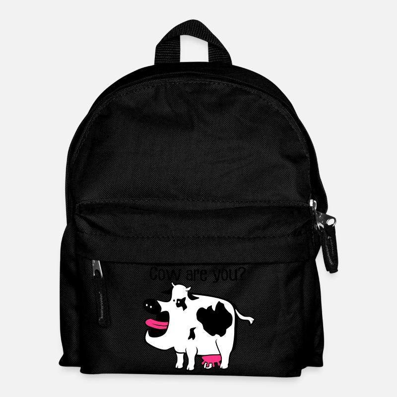 Kuh sind Sie? - Kinder Rucksack - Schwarz