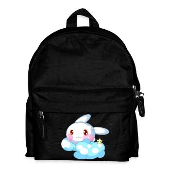 Lapin doux enfants - Sac à dos Enfant - noir - Devant
