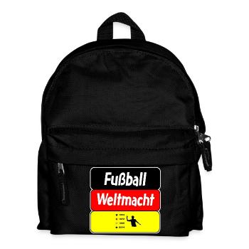  de l'Allemagne, fan, jersey - Sac à dos Enfant - noir - Devant