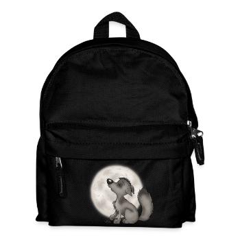 Wölfchen - Kids' Backpack - black - Front