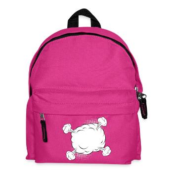 Empty comic fight cloud for your own texts & motifs - Kids' Backpack - fuchsia - Front