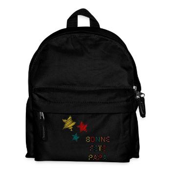 BONNE FÊTE PAPA. PAPA. FÊTE DES PÈRES. BONNE FÊTE - Sac à dos Enfant - noir - Devant