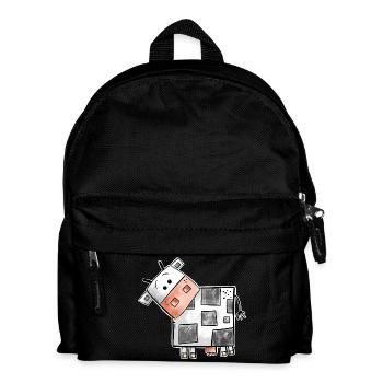 Square Cow I Cow Square Square - Kids' Backpack - black - Front
