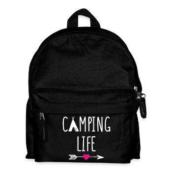 Vie de camping - Sac à dos Enfant - noir - Devant