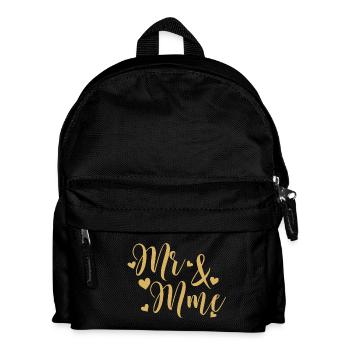 Herr und Frau Goldenes Drehbuch - Kinder Rucksack - Schwarz - Vorne