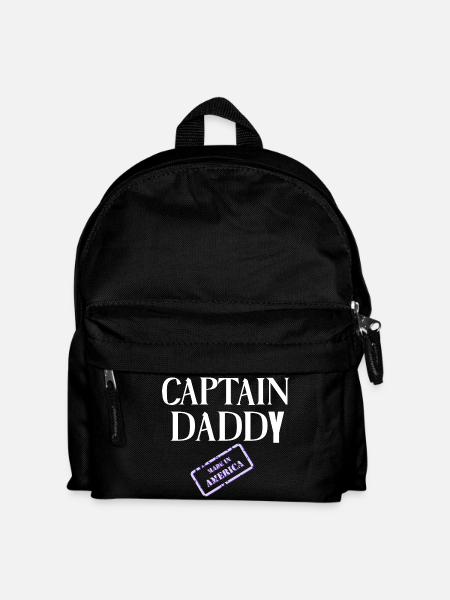 Captain Daddy Made in America - Kinder Rucksack - Schwarz